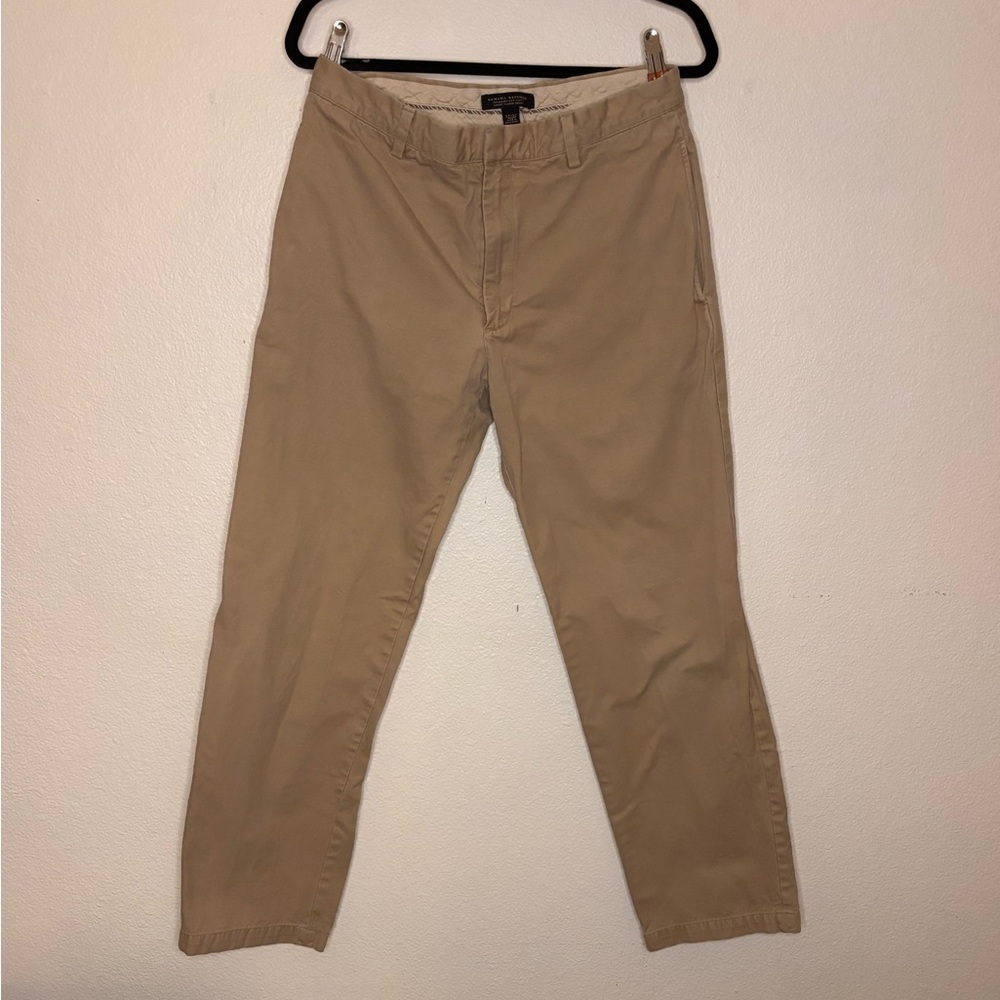 Banana Republic Gavin Straight Fit Chino Pants Men’s 32x32 Khaki Tan